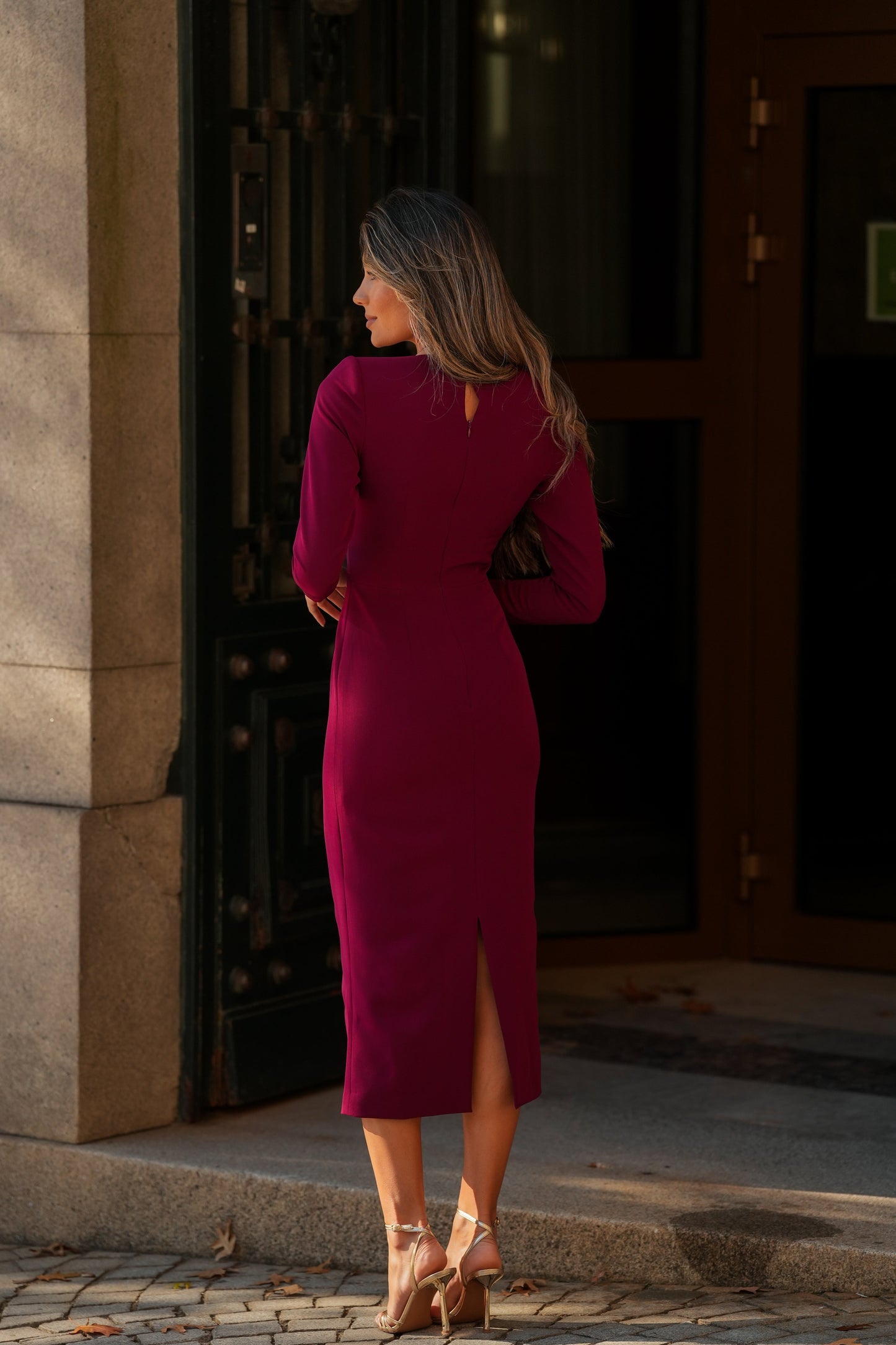VESTIDO SELINA GRANATE