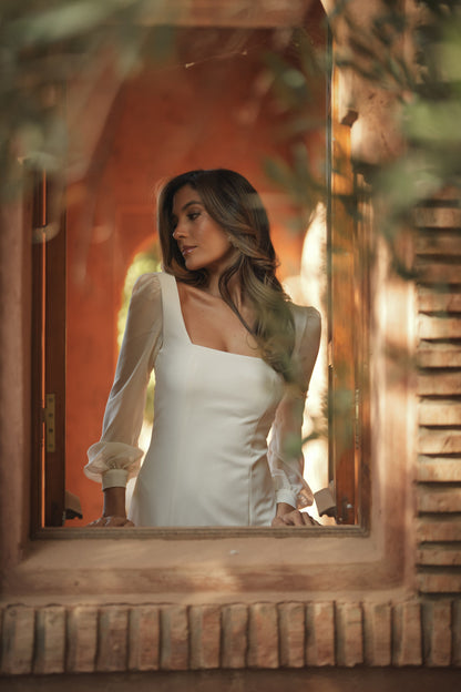 VESTIDO CELINE BEIGE