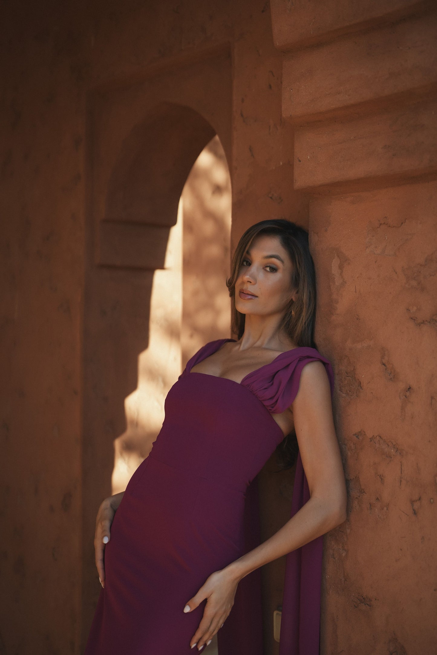 VESTIDO NICOLE MAGENTA