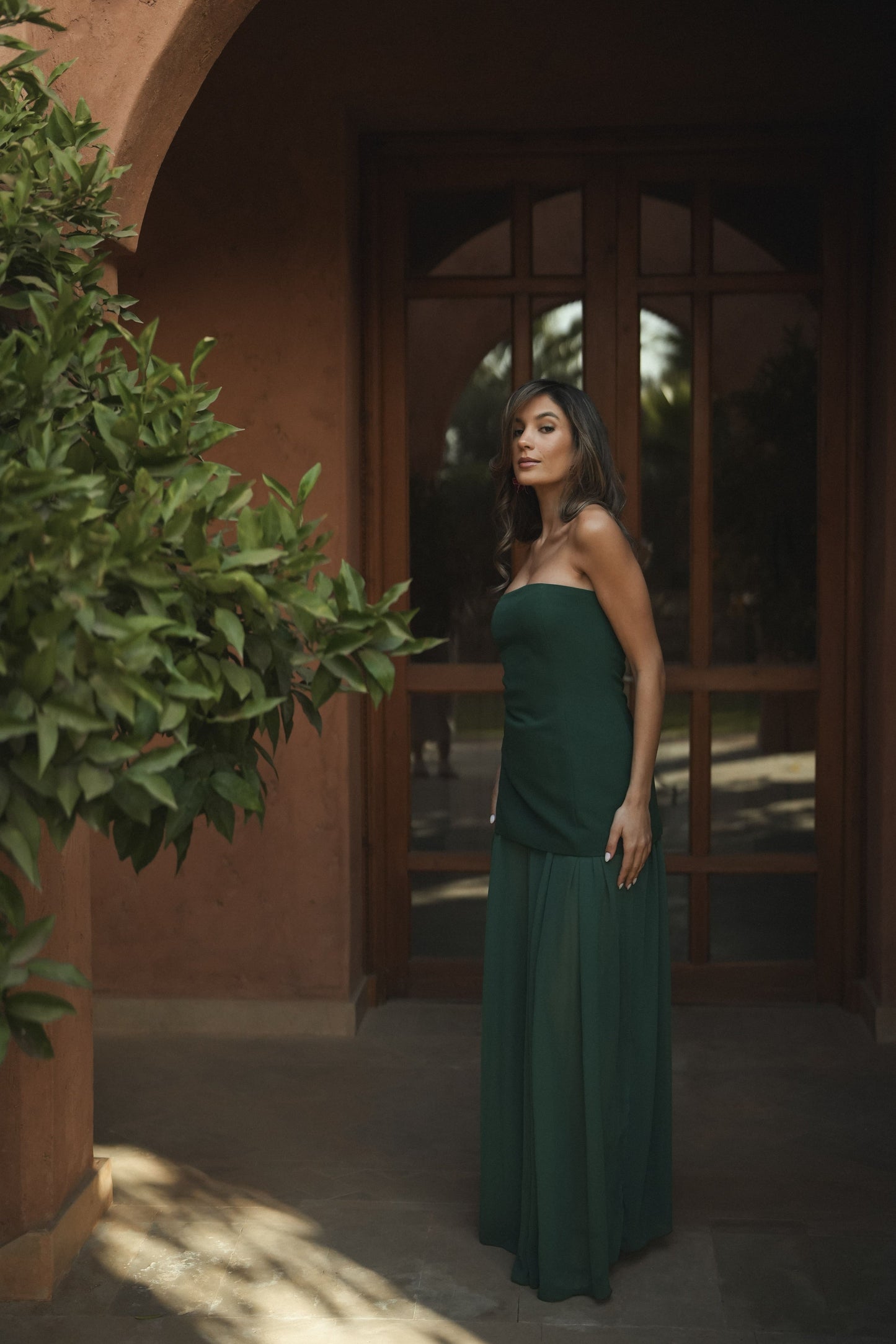 VESTIDO ISABELLA VERDE OSCURO