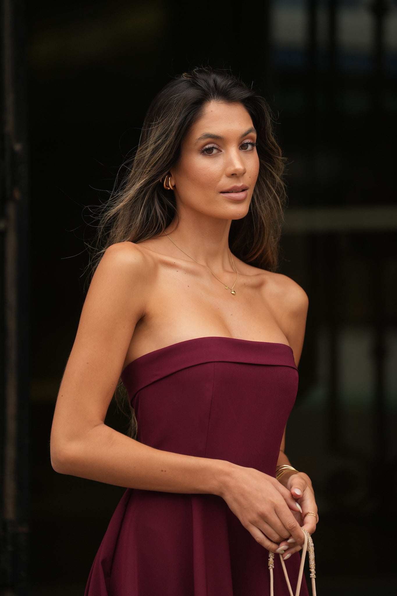 VESTIDO ADELLE GRANATE