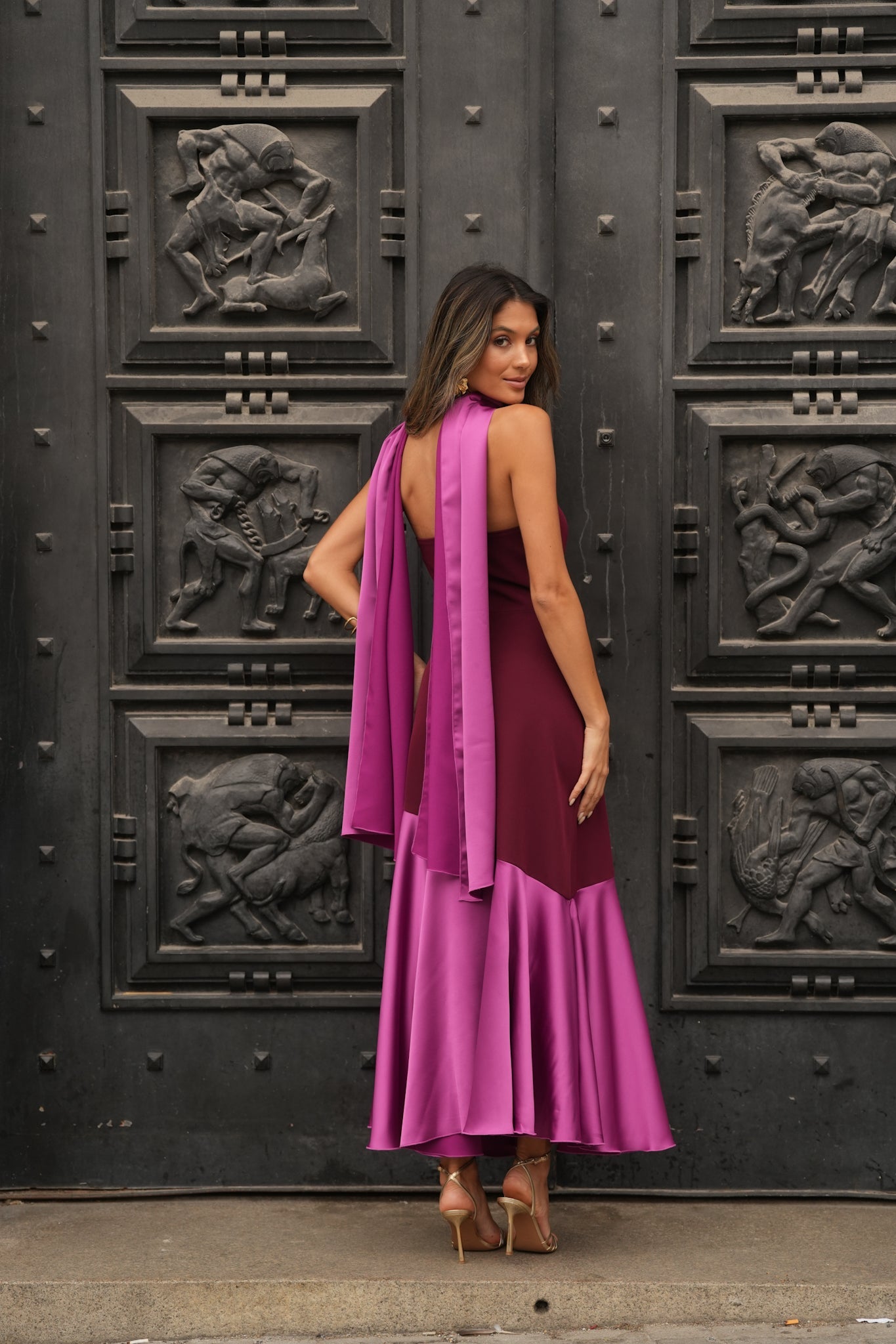 VESTIDO FIONA GRANATE