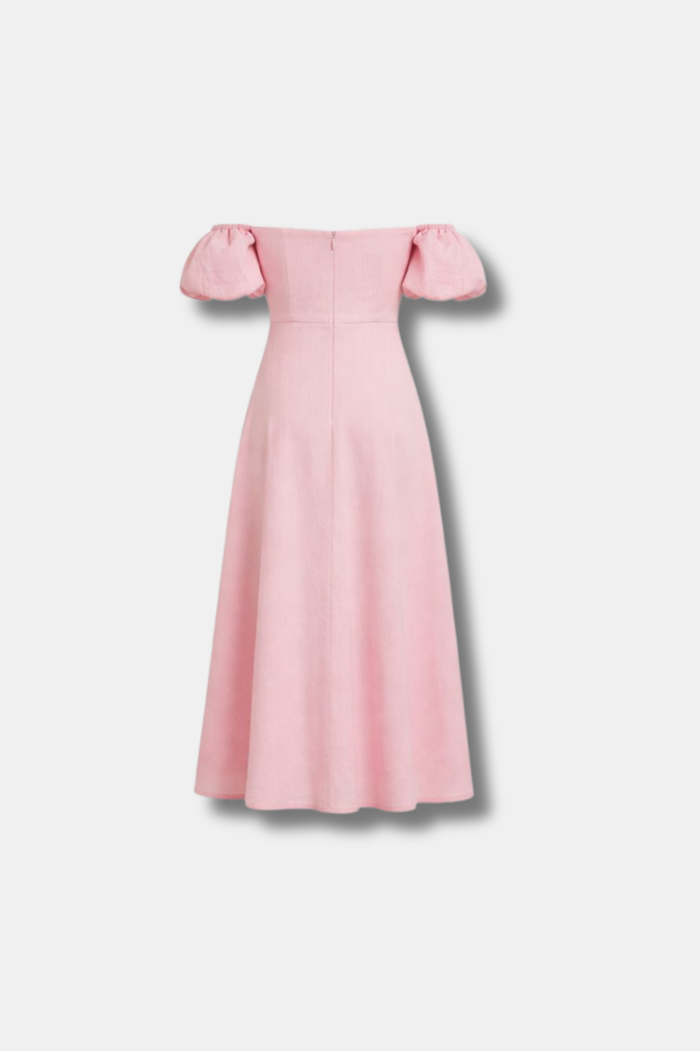VESTIDO SINGAPUR LINO ROSA