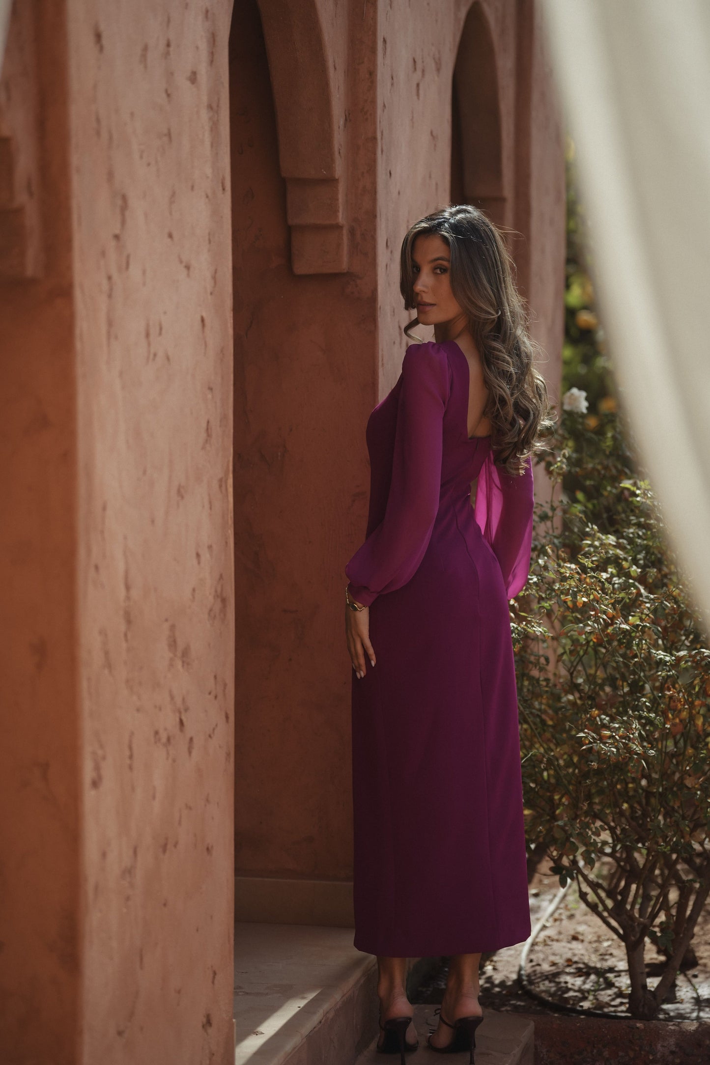 VESTIDO CELINE MAGENTA