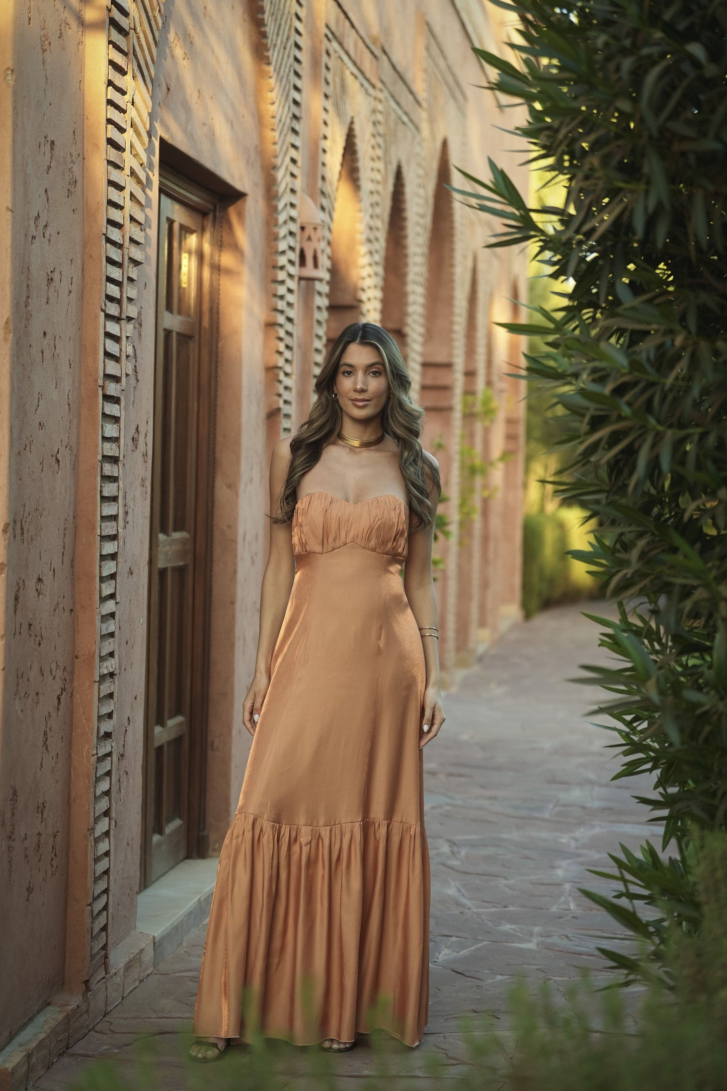 VESTIDO PORTOFINO MELOCOTÓN