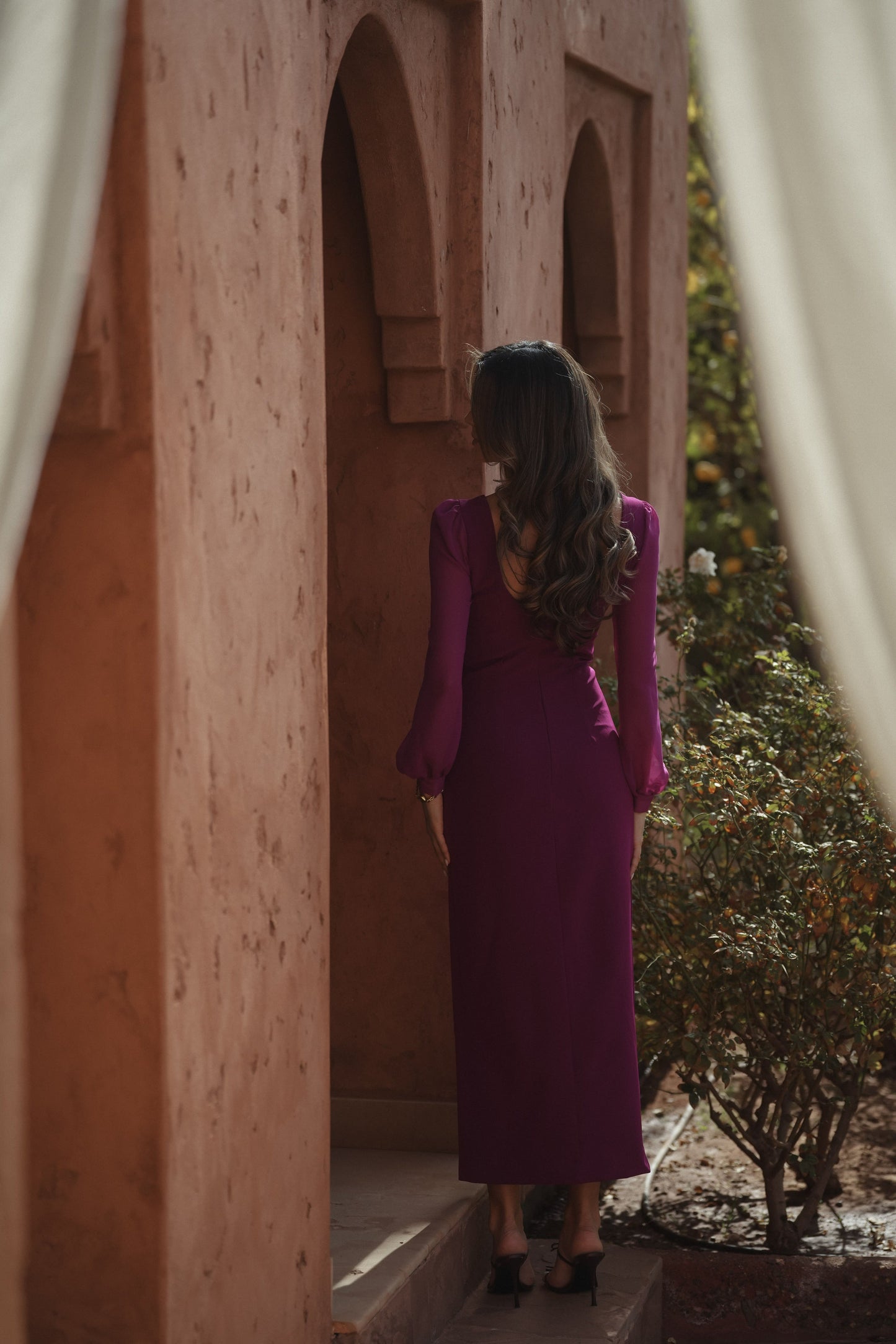 VESTIDO CELINE MAGENTA