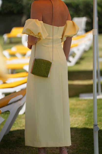 VESTIDO ESMERALDA AMARILLO