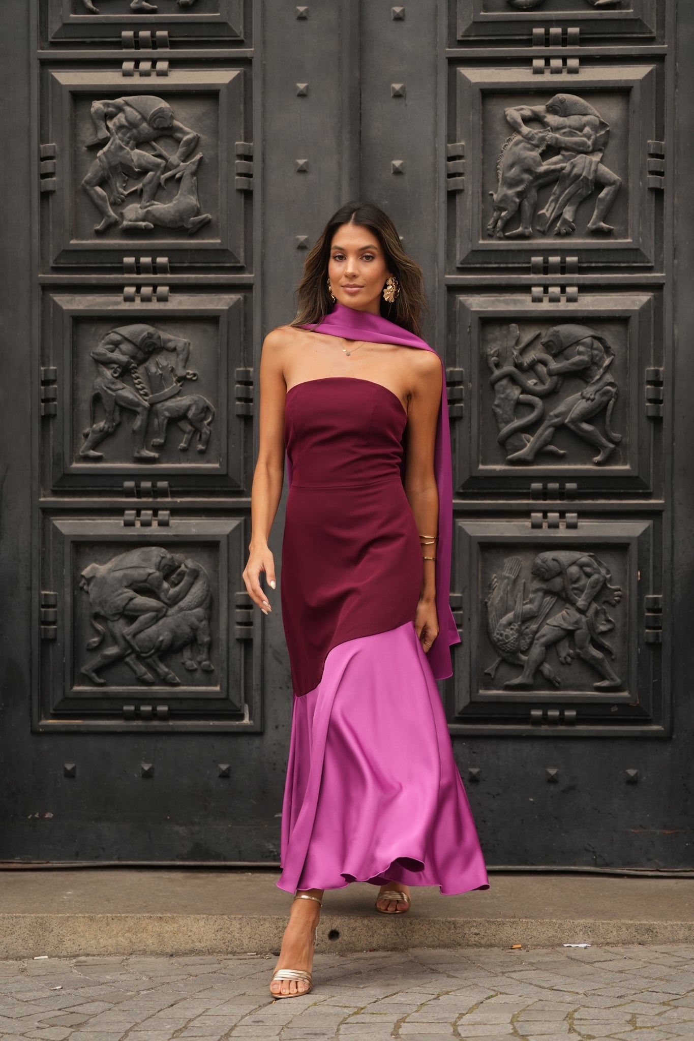 VESTIDO FIONA GRANATE