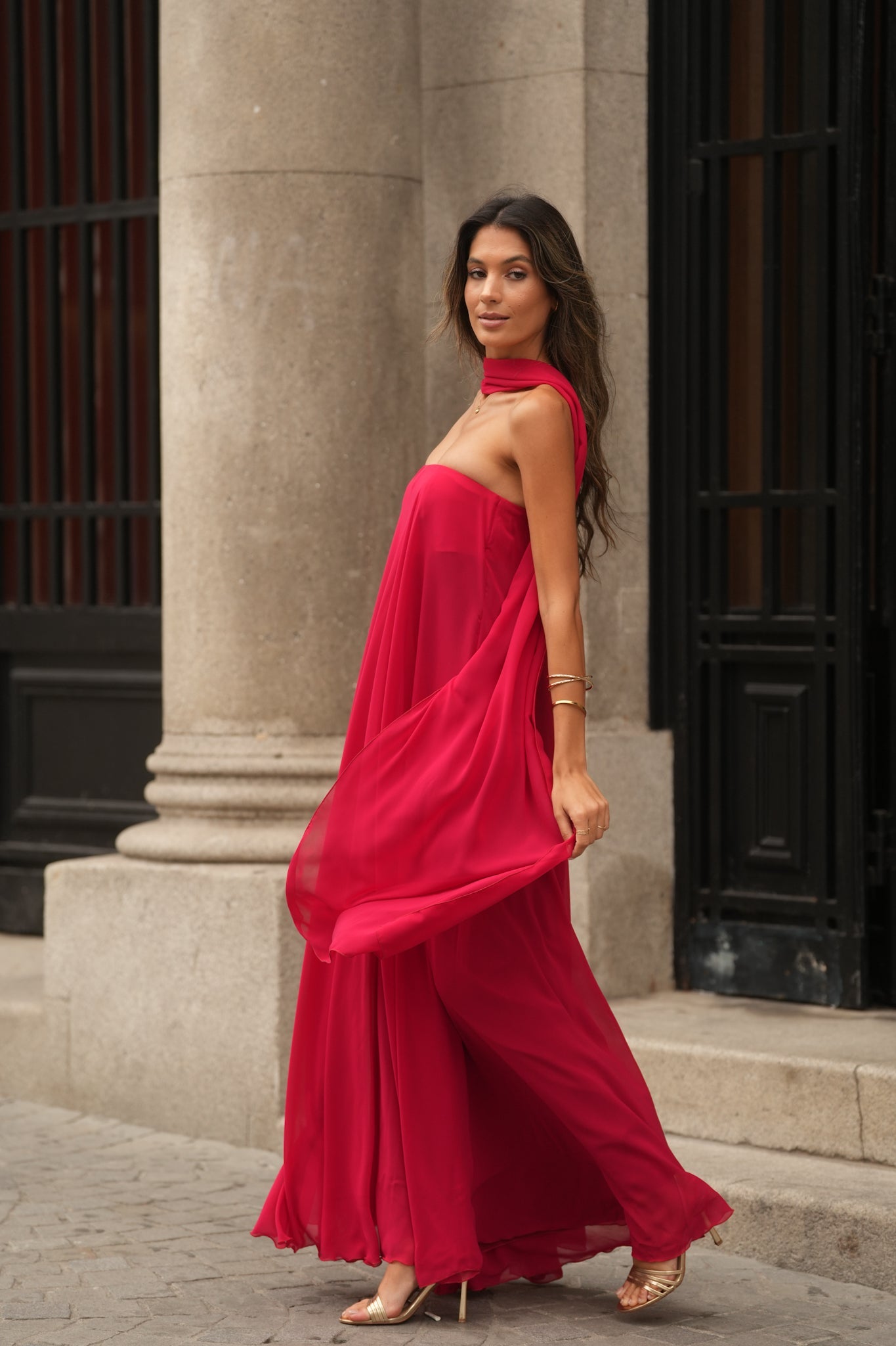 VESTIDO CATANIA ROJO