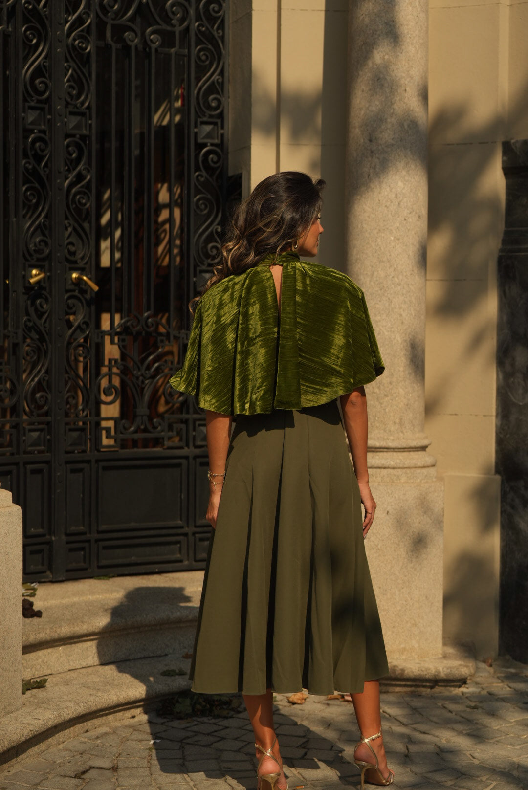 CAPA SIENA TERCIOPELO VERDE KAKI