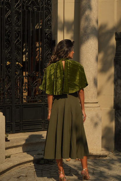 CAPA SIENA TERCIOPELO VERDE KAKI