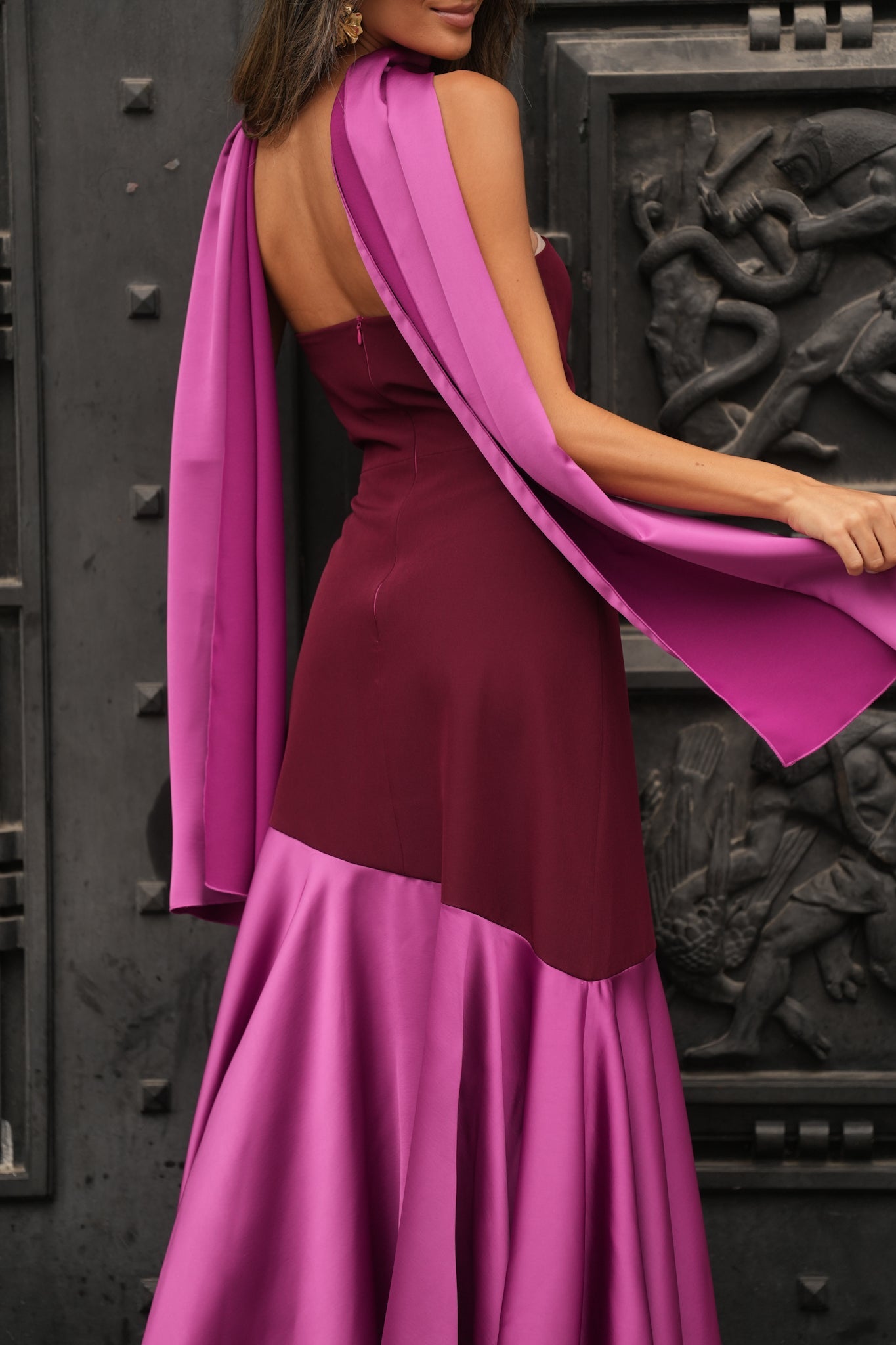 VESTIDO FIONA GRANATE