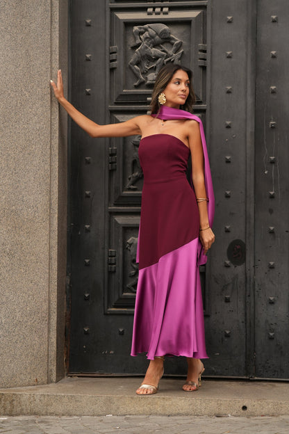 VESTIDO FIONA GRANATE