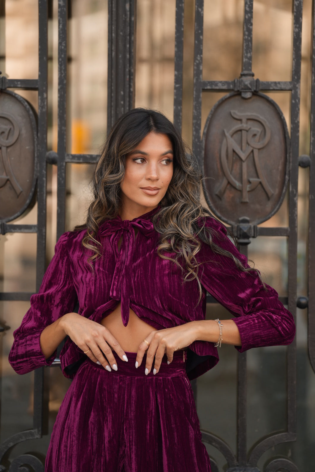 SET OLIVIA TERCIOPELO
