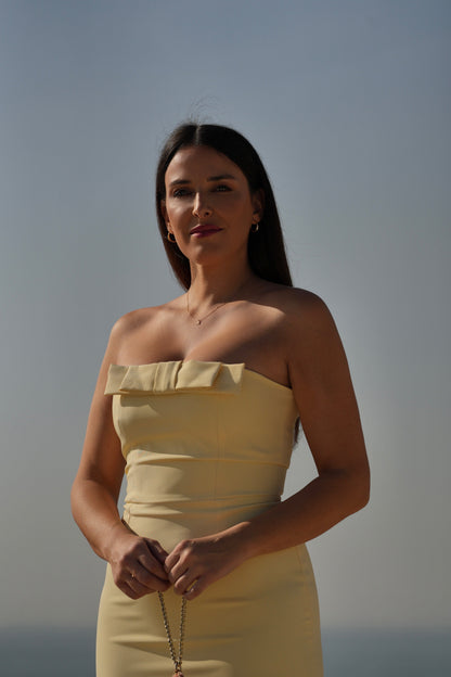 VESTIDO NINA AMARILLO