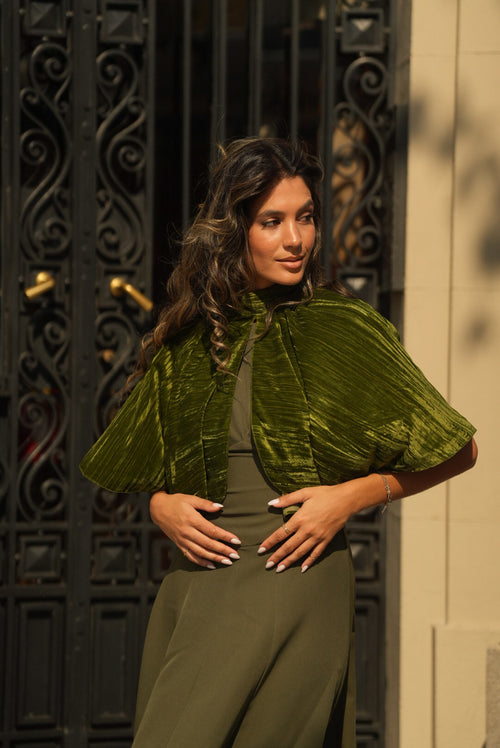 CAPA SIENA TERCIOPELO VERDE KAKI