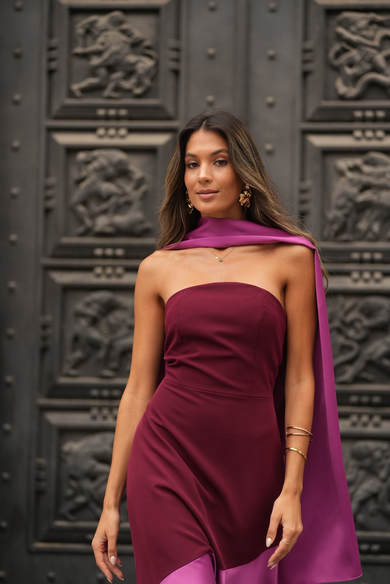 VESTIDO FIONA GRANATE