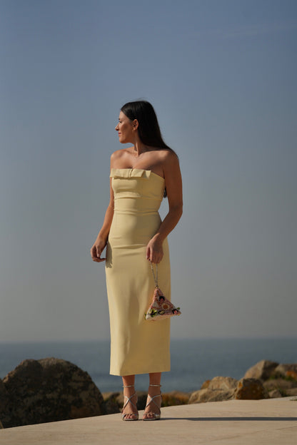 VESTIDO NINA AMARILLO