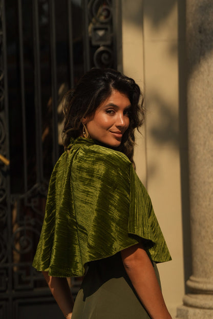 CAPA SIENA TERCIOPELO VERDE KAKI