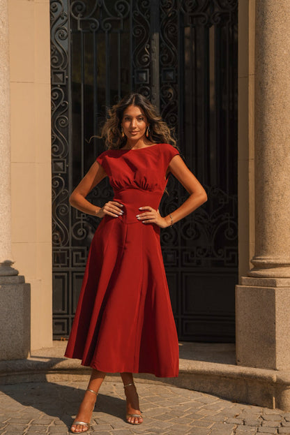 VESTIDO GENOVEVA TEJA