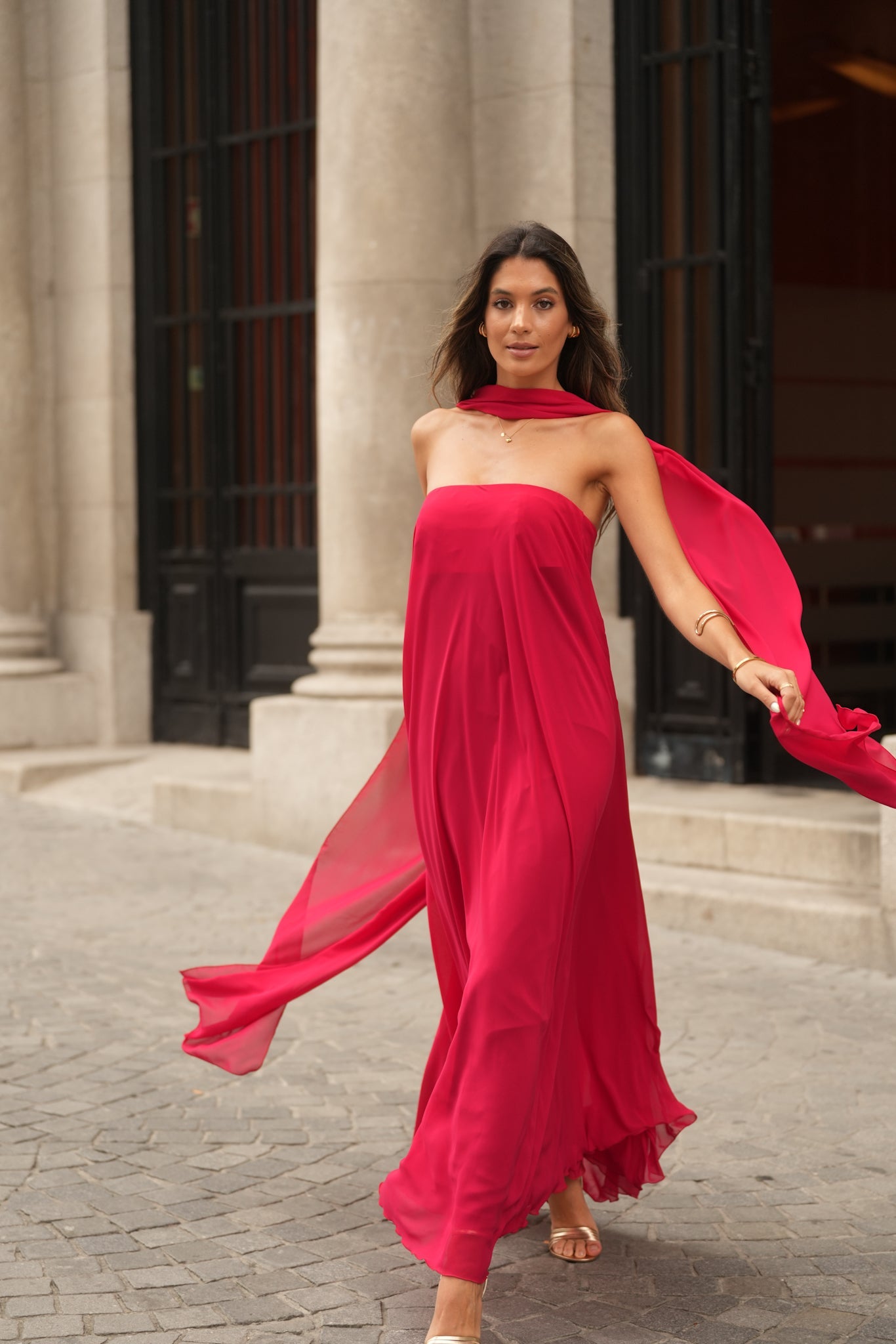 VESTIDO CATANIA ROJO