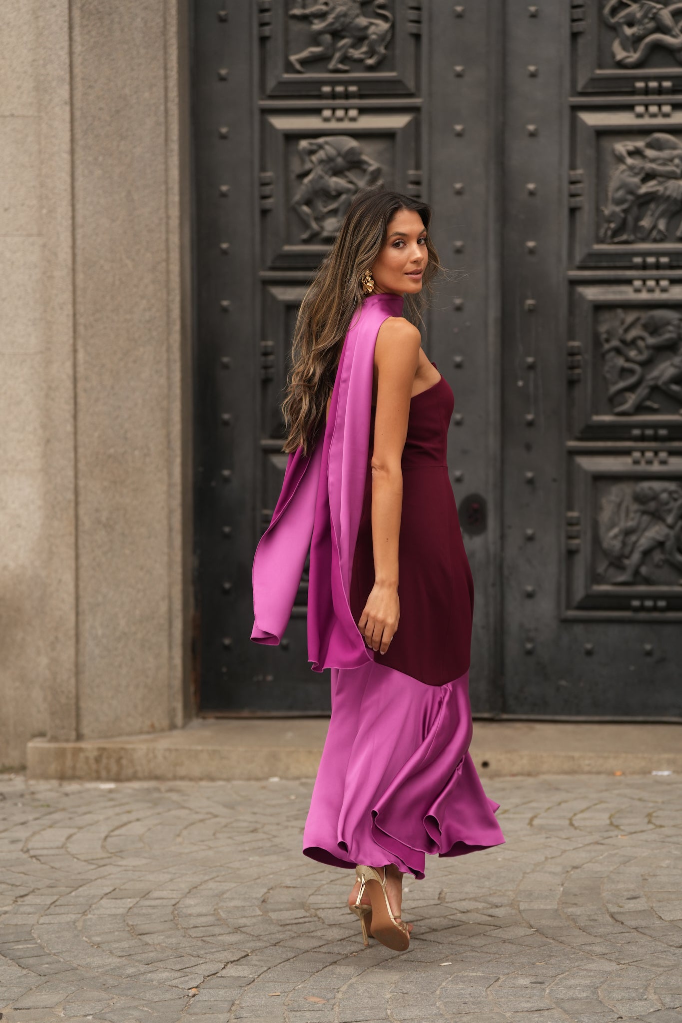 VESTIDO FIONA GRANATE