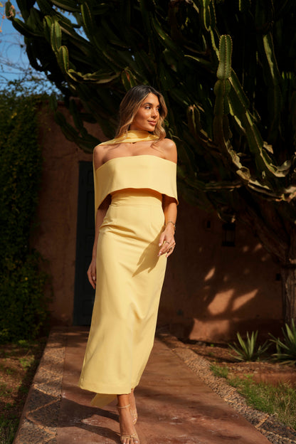 VESTIDO VELERO AMARILLO