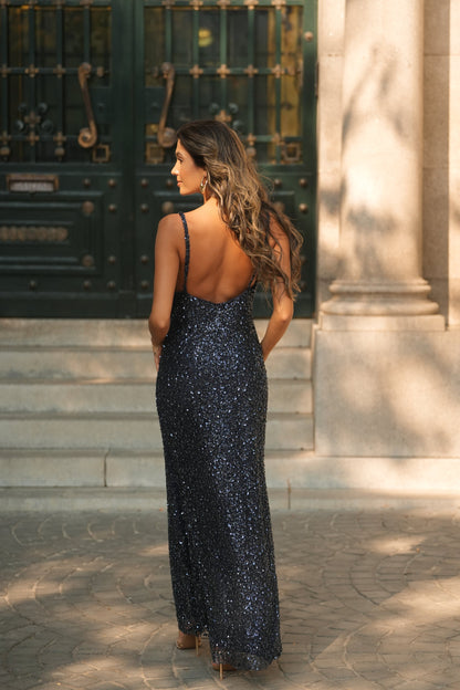 VESTIDO PENÉLOPE MARINO