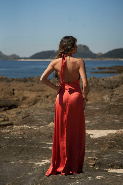 VESTIDO AURA CORAL