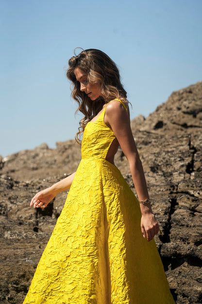 VESTIDO MARTINA AMARILLO
