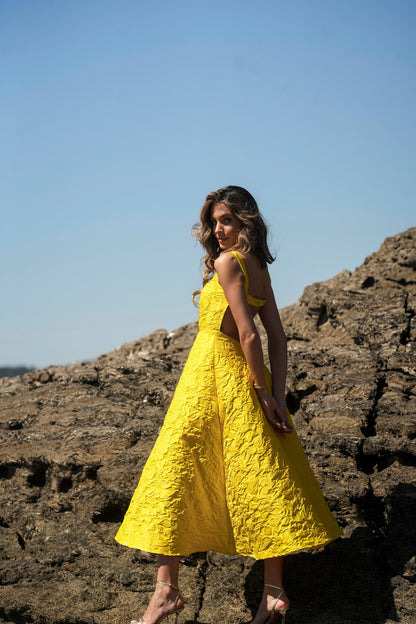 VESTIDO MARTINA AMARILLO