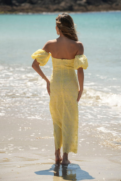 VESTIDO ESMERALDA BORDADOS
