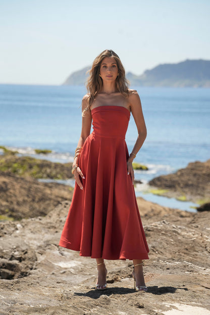 VESTIDO ADELLE NARANJA