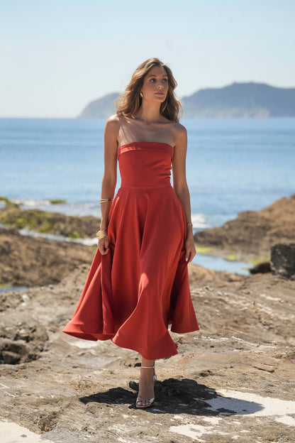 VESTIDO ADELLE NARANJA