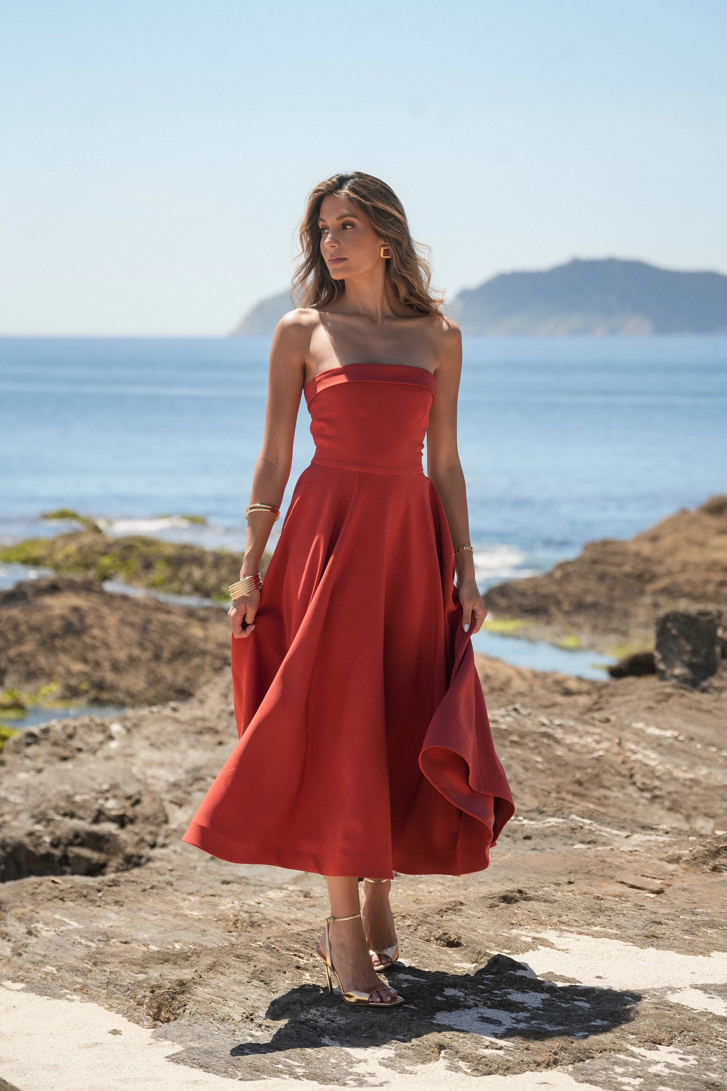 VESTIDO ADELLE NARANJA