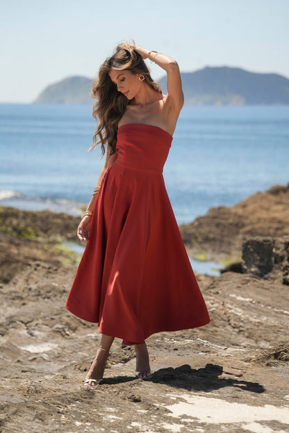 VESTIDO ADELLE NARANJA