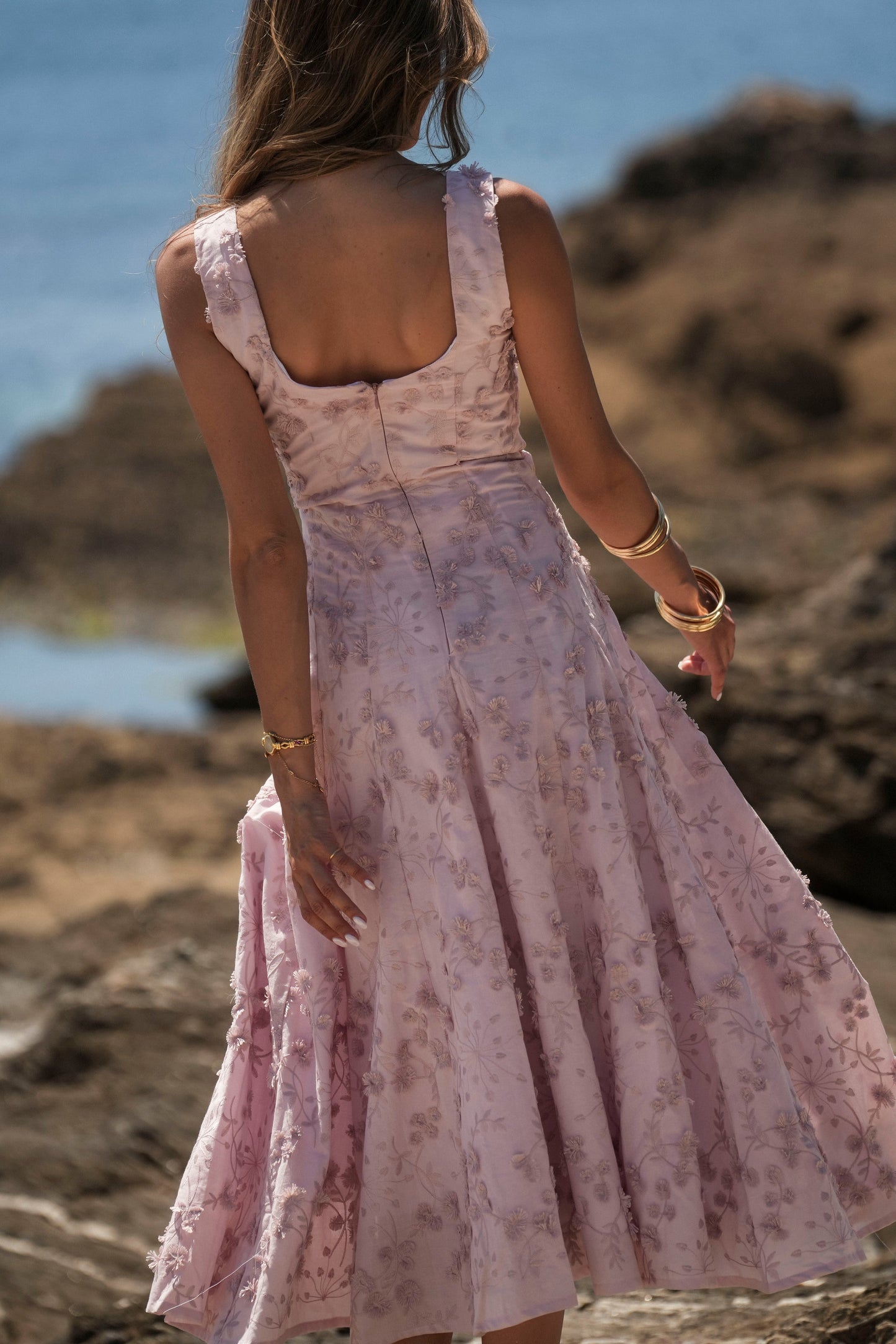 VESTIDO FLORA MALVA
