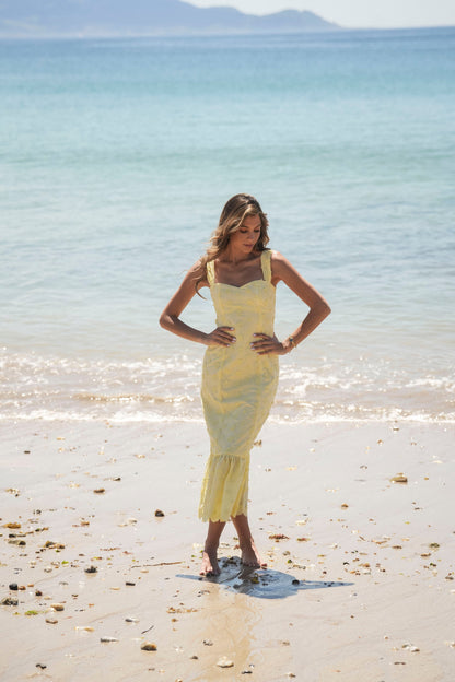 VESTIDO SALITRE AMARILLO