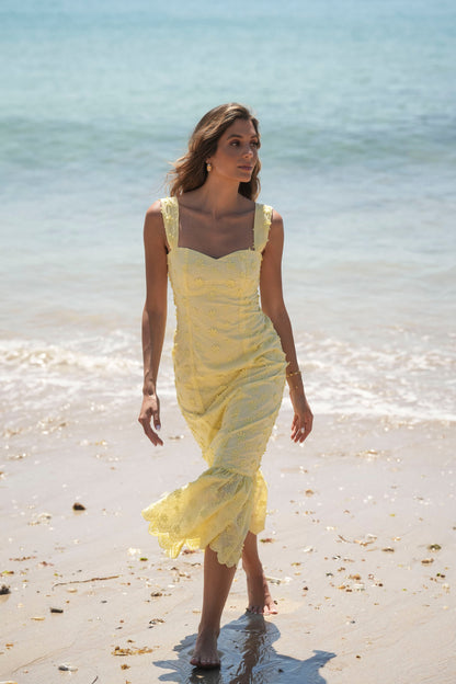 VESTIDO SALITRE AMARILLO