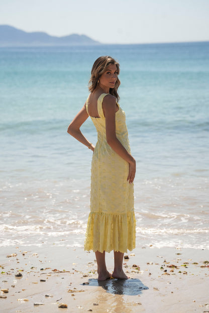 VESTIDO SALITRE AMARILLO
