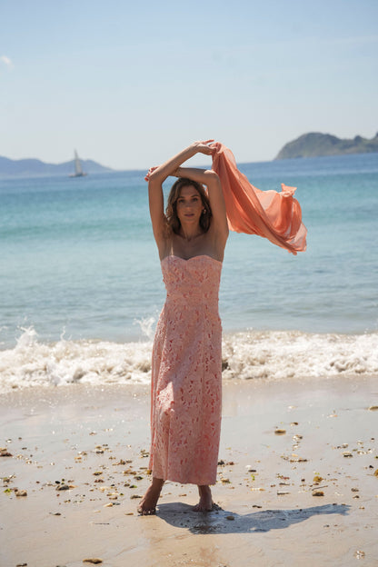 VESTIDO VEGA CORAL