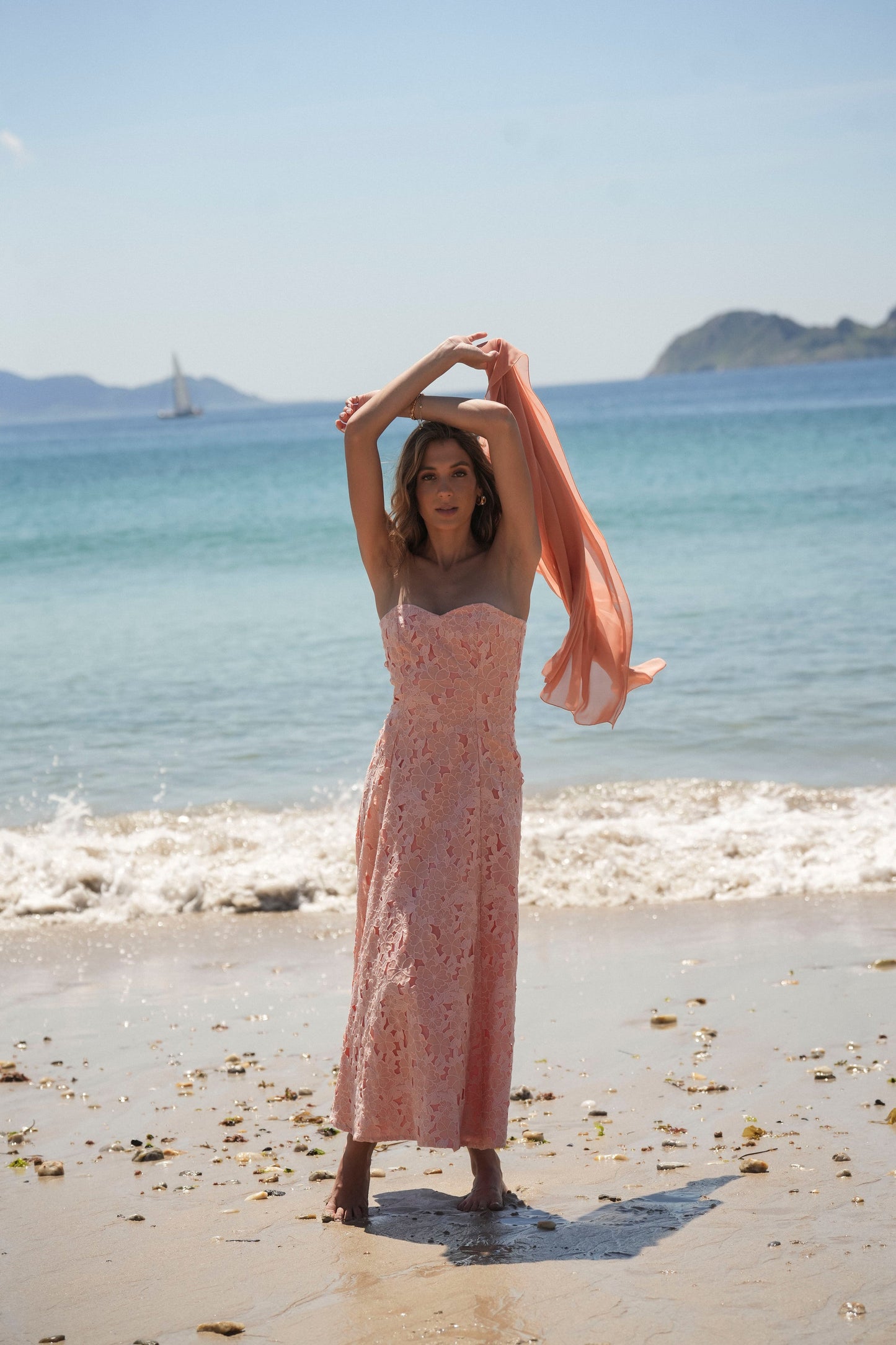 VESTIDO VEGA CORAL