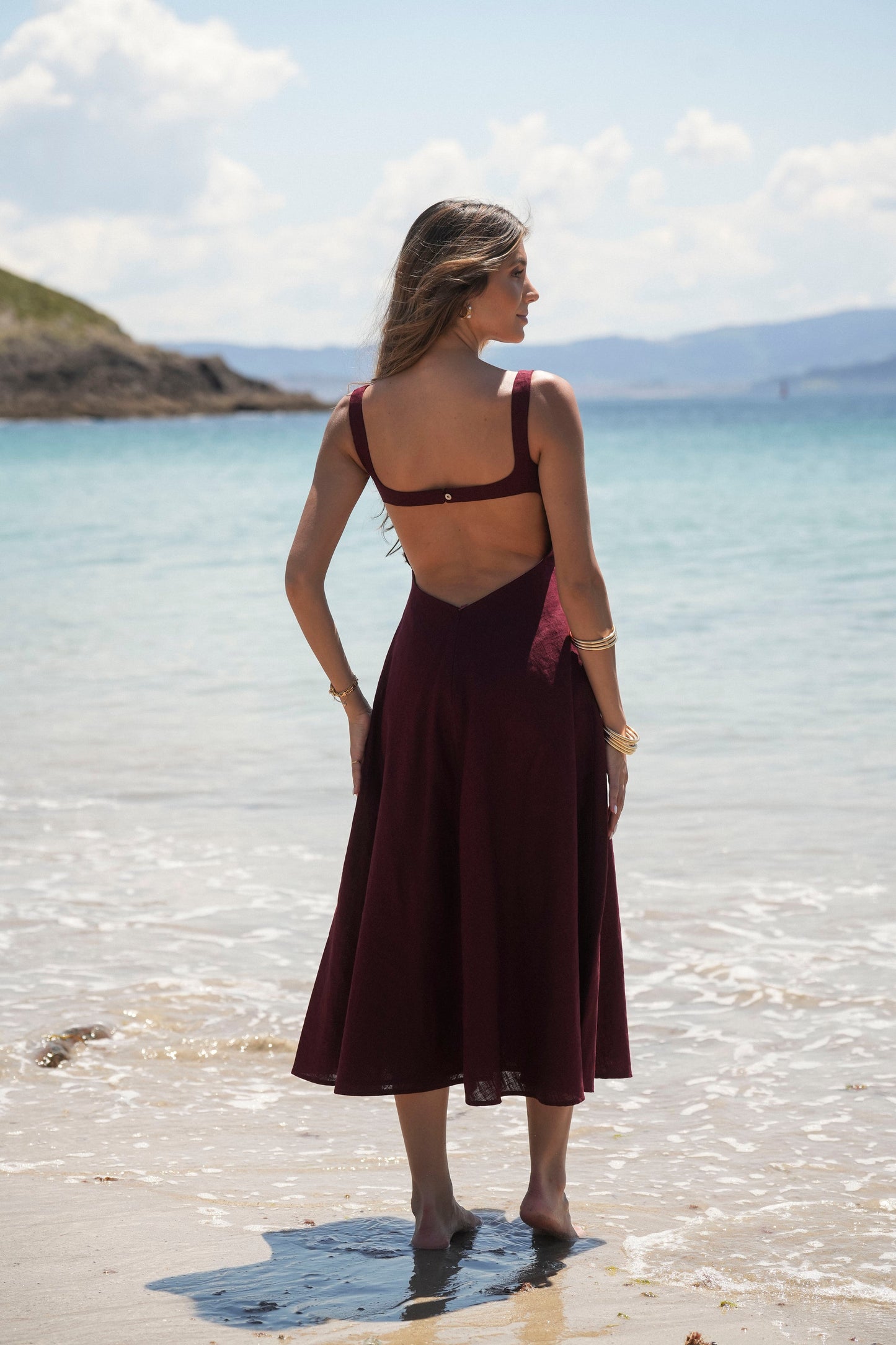 VESTIDO MARTINA GRANATE