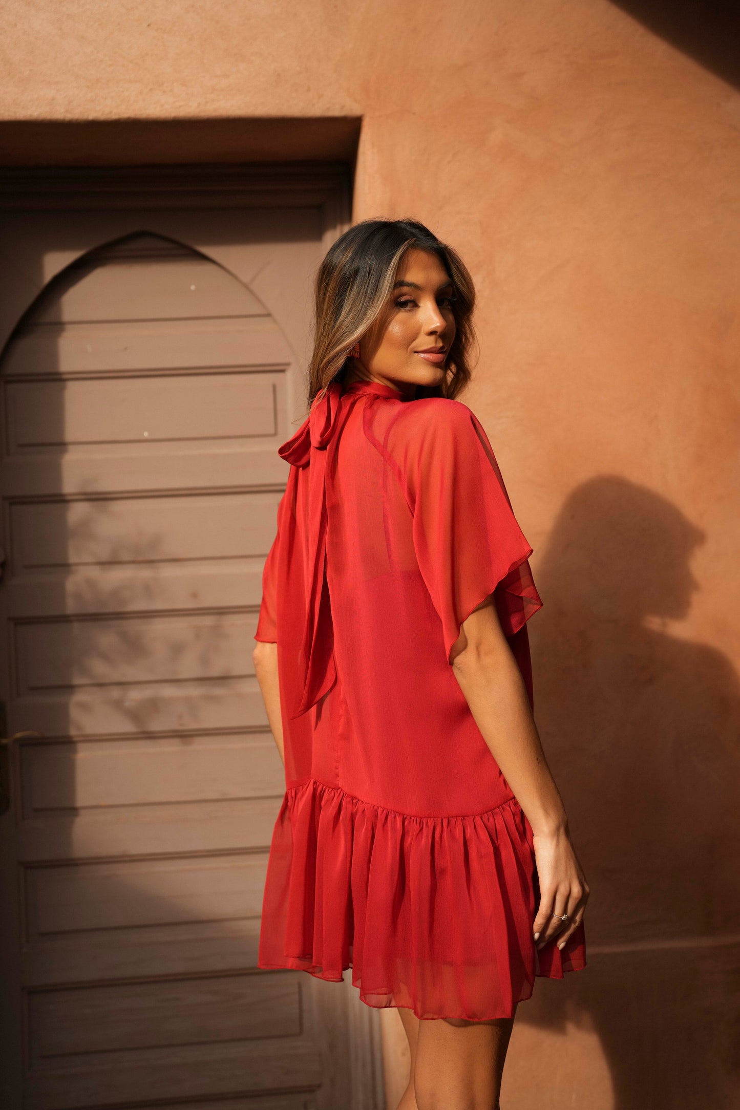 VESTIDO VERA ROJO