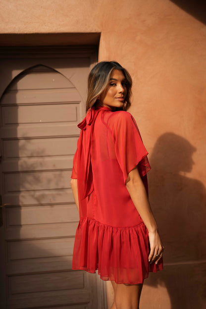 VESTIDO VERA ROJO