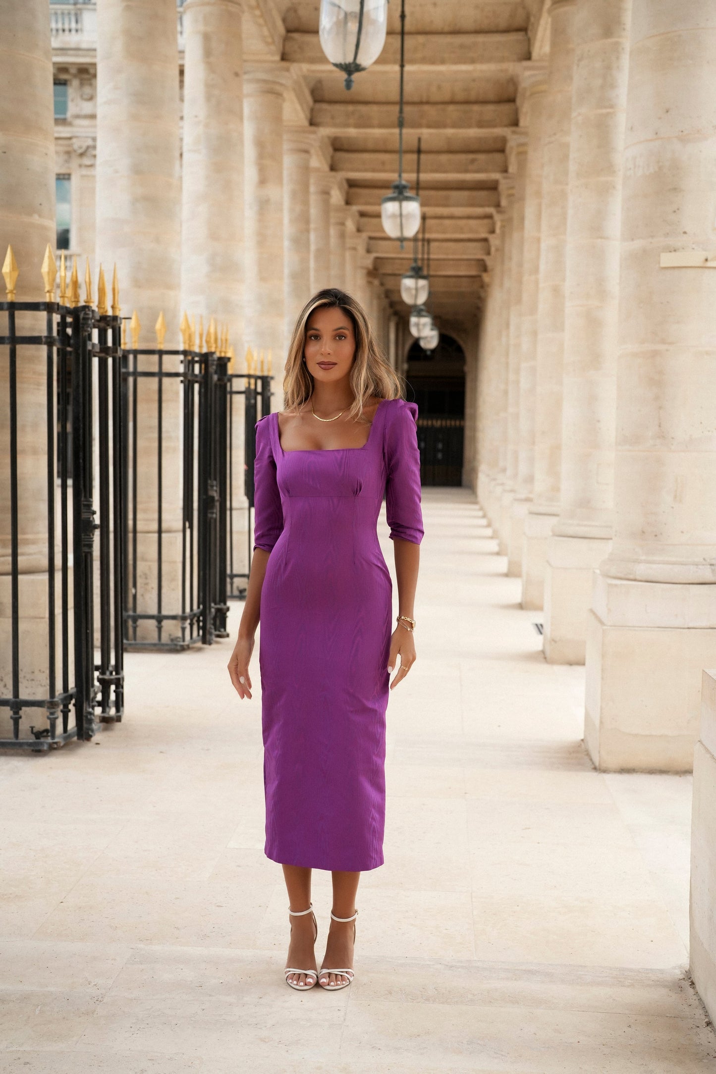 VESTIDO JOSEFINE MORADO