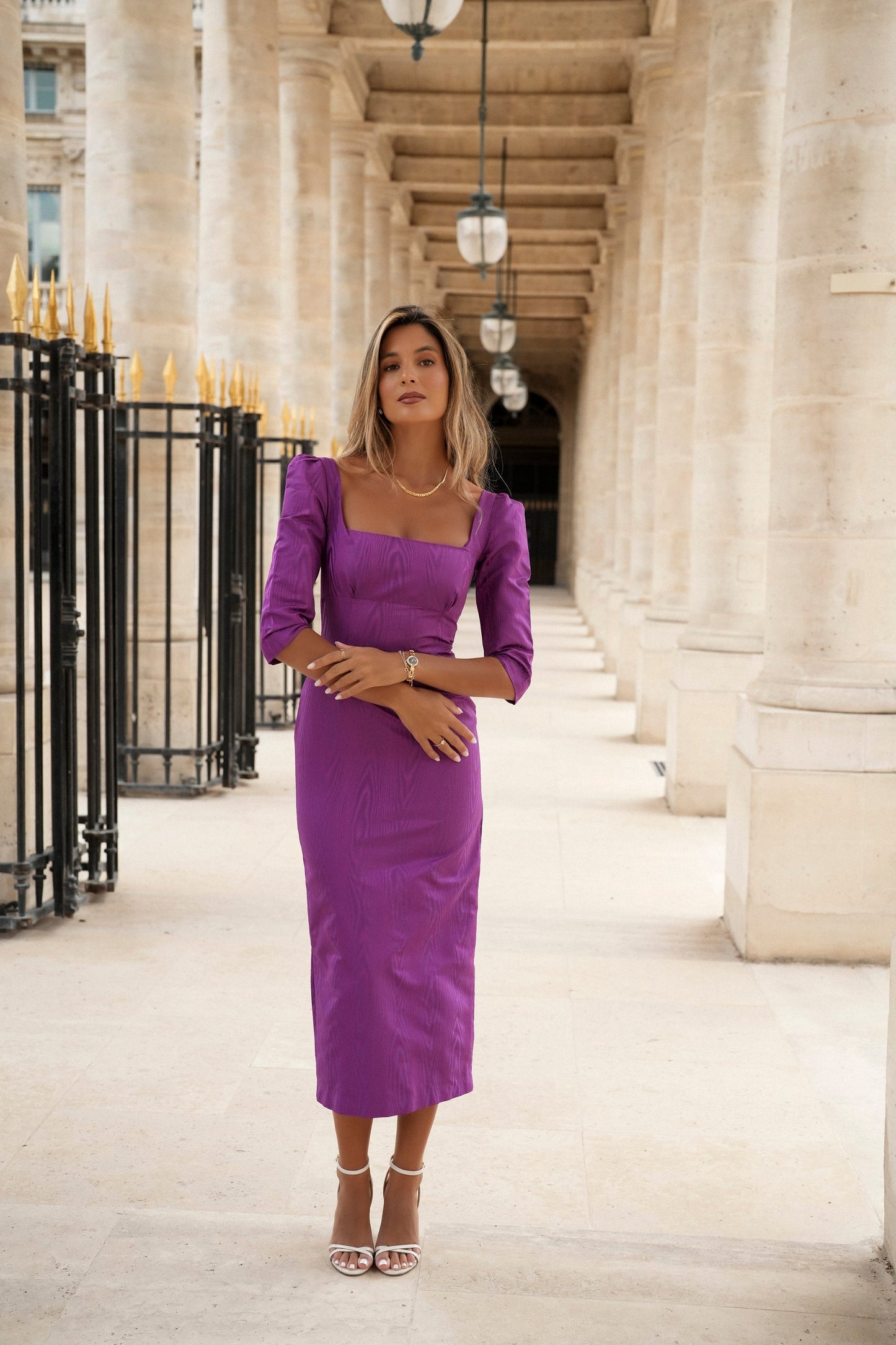 VESTIDO JOSEFINE MORADO