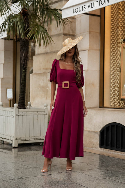 VESTIDO CAMILLE ROJO
