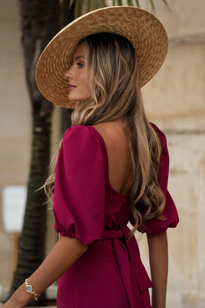VESTIDO CAMILLE ROJO