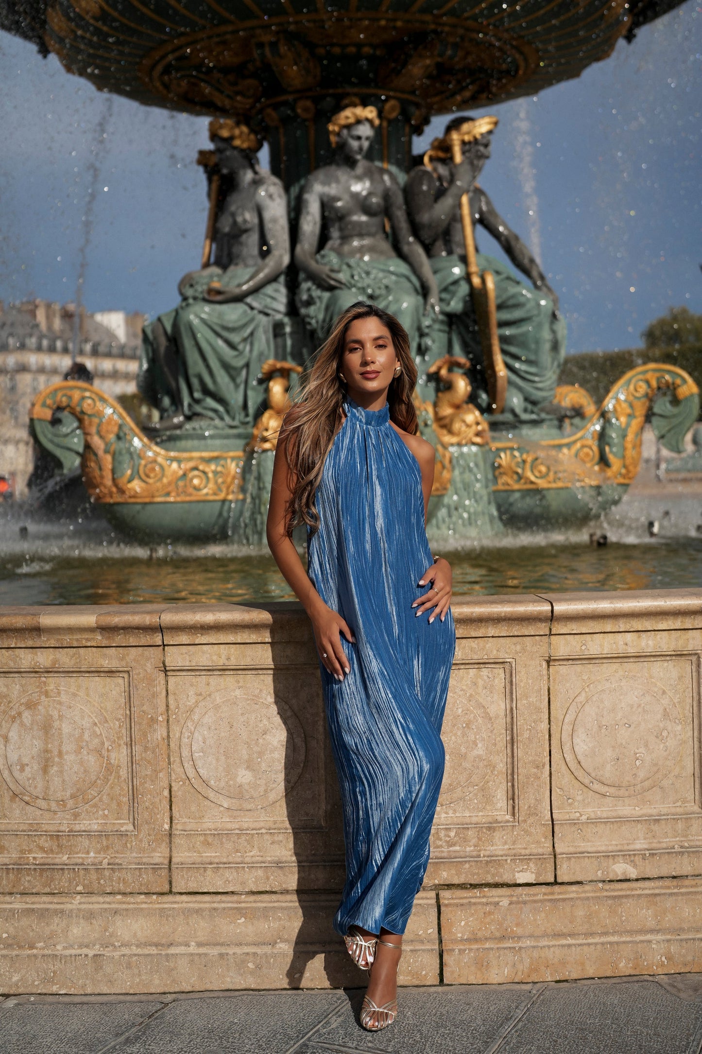 VESTIDO CONSTANZA AZUL